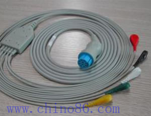 Datex One Piece Five Lead Ecg Cable And Leadwire