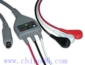 Mek One Piece Three Lead Ecg Cable With Leadwire