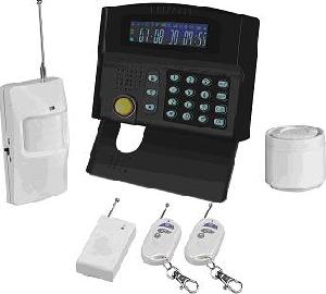 Intelligent Gsm Alarm System With Lcd Screen Color Lcd Screen 24 Wireless Zones Maximum 2 Wired Zone