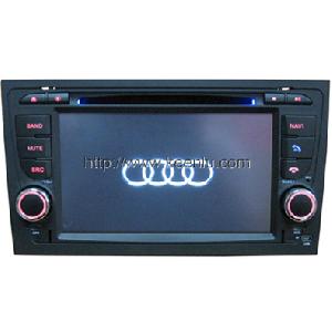 7 Inch Hd Screen Car Dvd For Audi A4, Built-in Gps, Bt, Tv, Ipod, Am / Fm / Rds, Can Bus