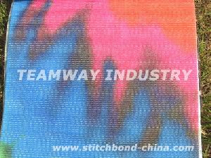 Recycled Polyester Stitchbond Nonwoven Fabric With Printing