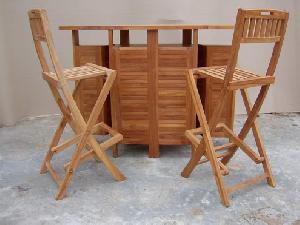 Sweden Teka Bar Set Solid Teak Outdoor Garden Furniture Bali Java Indonesia