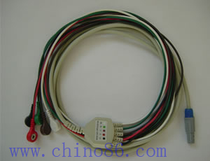 Creative Uno De Tres Piezas Cable Ecg Plomo Con Cable Conductor