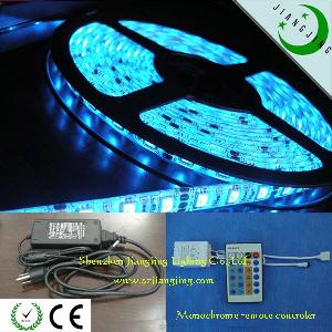 rgb 30led m 5050 led strip light ip68 solid tube remote controller power adapter