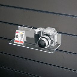 Acrylic Slat-wall Display Shelf