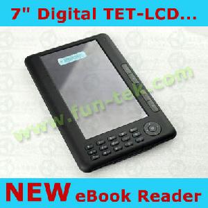 Brand New 7 Inch Ebook Reader Ereader C-paper 400mhz Tft Lcd Fm Mp4 1gb 16g White / Black / Pink / B