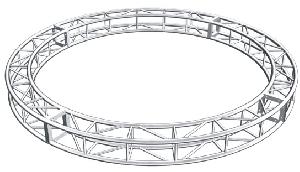 circle aluminium truss