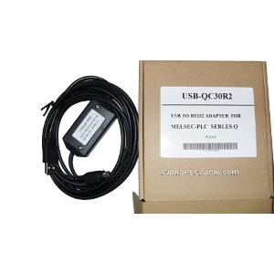 Usb-qc30r2 For Q-plc Usb / Rs232 Interface, Cable For Mitsubishi Q Plc