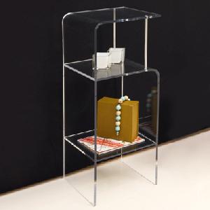 acrylic staccato shelf