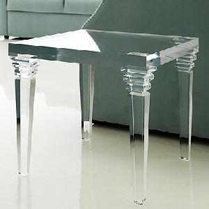 Crystal Acrylic Side / Console Table / Acrylic Coffee Table