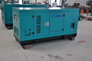 Omega-perkins Generator 24 Kva Water Cooled, Silent Type