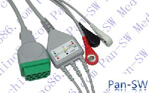 pansw ge tpu 3 ecg cable leadwire