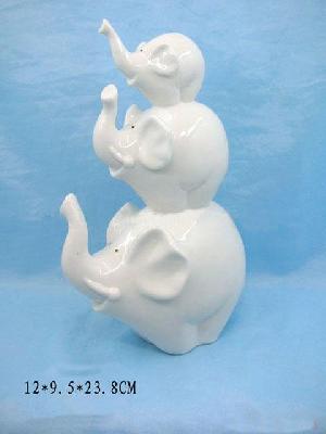Ceramic Elephants, Elephant Decoration, Table Decoration, Tabletop, Art Decor