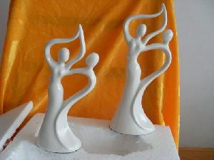 Porcelain Wedding Decorative Figurines, Wedding Decoration, Cake Topper