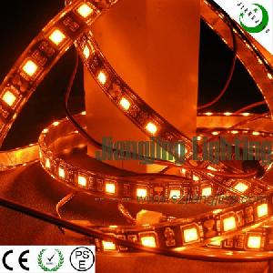 Yellow 5050 Led Strip Light / Pcb Color Black