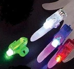 Led Light Laser Finger Beam