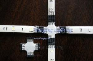 5050 Black / White / Yellow Pcb Led Strip Connector