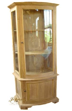 ambon teak cabinet glass