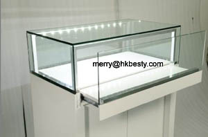 jewelry glass display cases