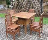 Bamboo Dinning Set With High Process And Quality From Indonesia