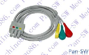 Siemens Three Lead Ecg Leadwire Set