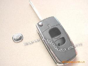 Mazda 2button Flip Shell Chrome