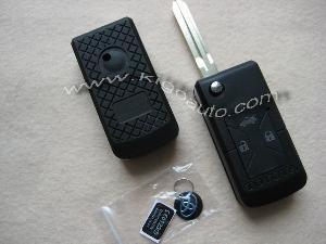 Toyota Toy43 3button Flip Key Shell Black