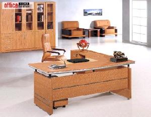 Office Manager Wooden Table, Boss Desk, Commercial Executive Furniture