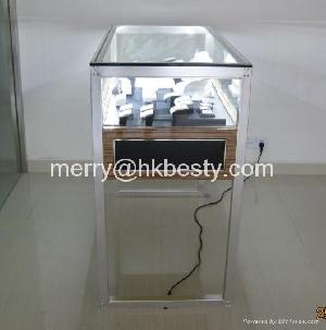 display case showcase cabinet light show