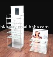 Glass Jewelry Display Showcase With Led Lights