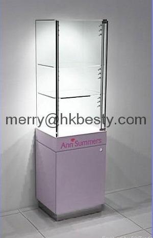 glass jewelry display showcase led lights dm1206l