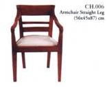 Armchair Straight Leg W / Cushion