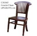 grazia chair wooden