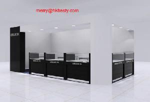 Famous Brand Jewelry Counter Display With Led Light, Have Very High Tightness
