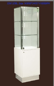 Jewelry Display Showcase With High Power Led Lights