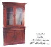 Book Case 2 Doors 2 Dwrs