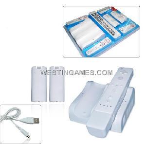 Nitendo Wii Replacement Non-connection Double Charge Station White