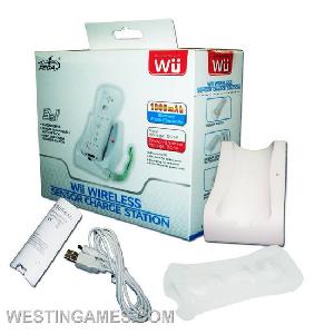 Wii 3 In 1 Wireless Sensor Charge Station
