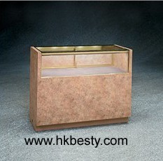 Elegant And Solid Marble Making Jewelry Display Counter Showcase