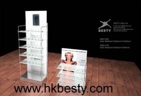 Glass Jewelry Display Showcase With High Power Led Lights Which Is Used To Show Jewelry, Watch Or Di