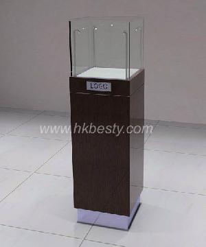 attractive diamond display tower showcase