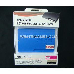 500g / Gb 2.5 Inch Usb 2.0 External Hdd Hard Disk Storage Blue For Ps3 / Xbox360 / Wii / Pc