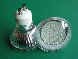 20leds Led Light Bulb With Gu10 Base Instead Of Gu10-halogen Lamp