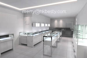 extravagant jewellery display counter store