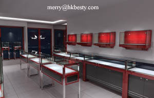 kiosk jewellery showcase display led