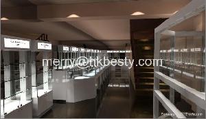 mdf display counter showcase