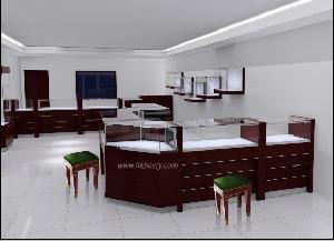 Diamond Store Dispay Showcase Design