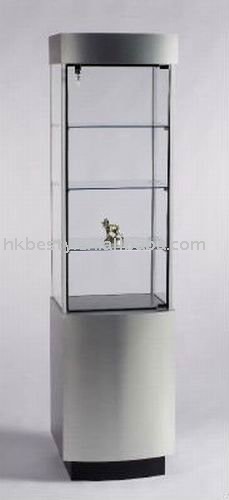 4 sheleves display case jewellery watch led light