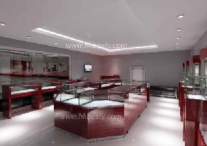 Finely Jewelry Retail Store Design With High Power Led Light