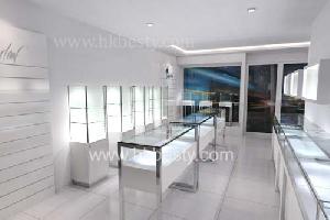 Watch Display Counter Layout And Watch Showroom Decorate